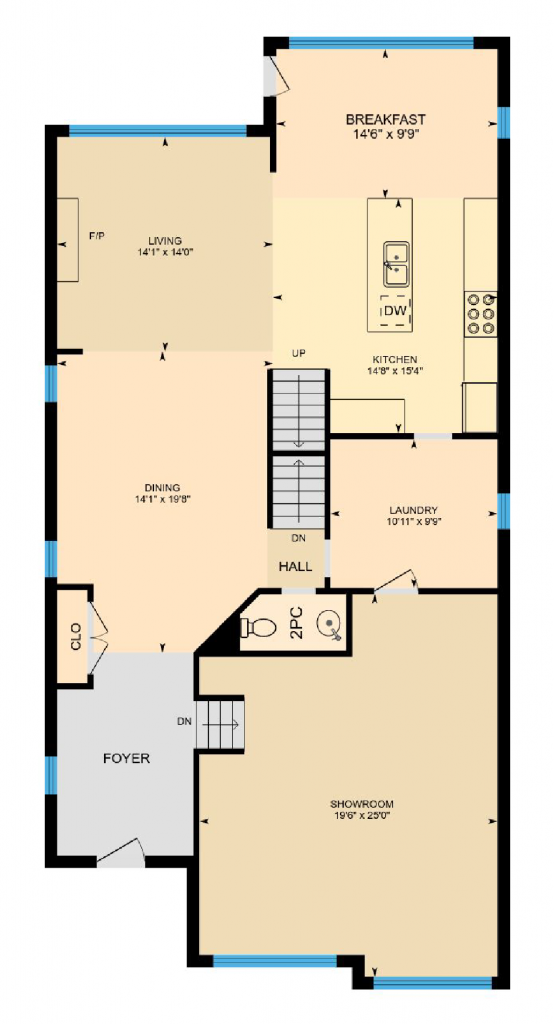 Premium iGuide floor plans example