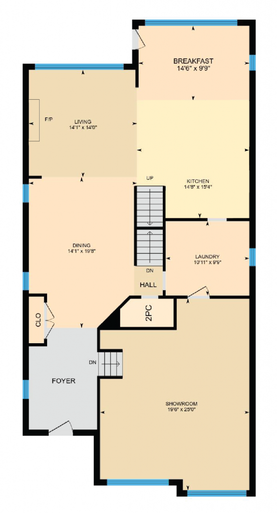 Standard iGuide floor plans example