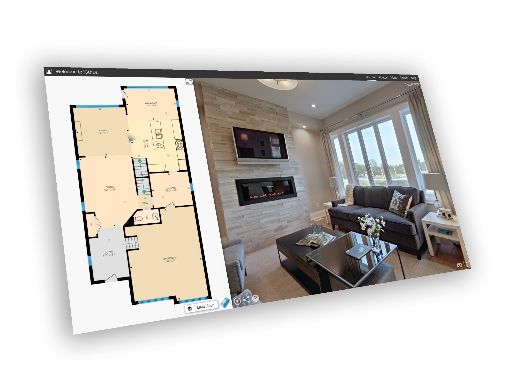 iGUIDE interface real estate Calgary Sona Visual