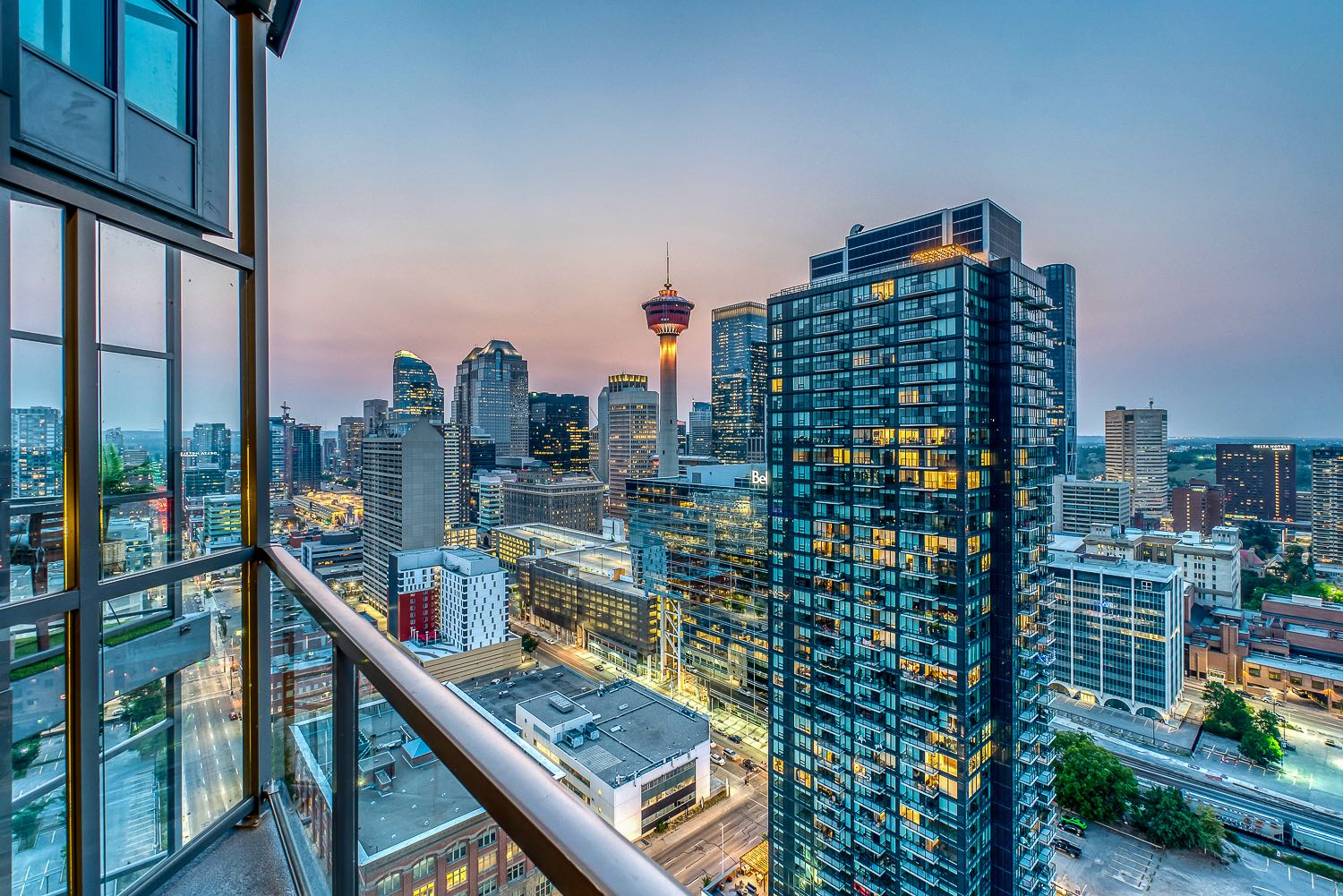 Calgary Tower Downtown View Shot by Sona Visual Real Estate Property Photographers